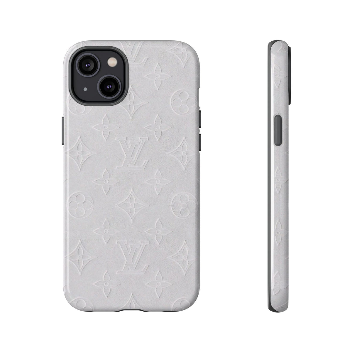 White Monogram Case