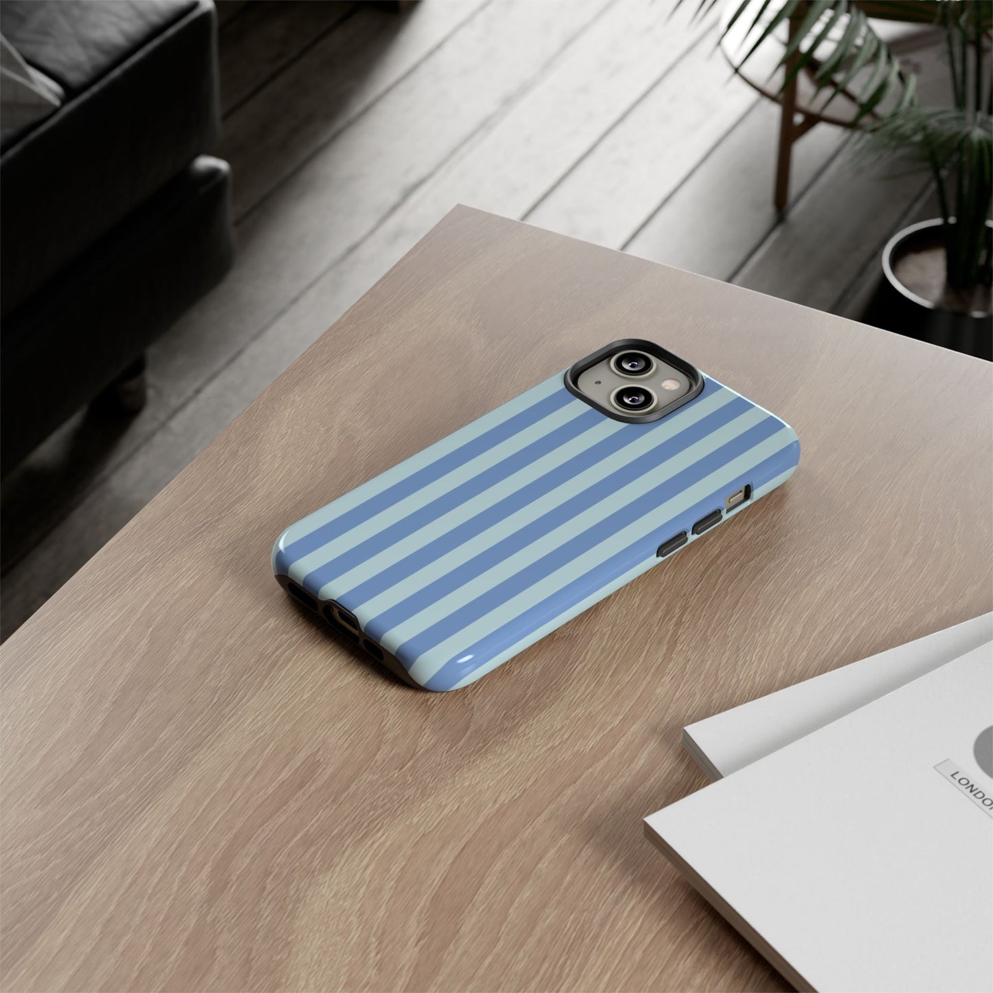 Blue Stripes Case