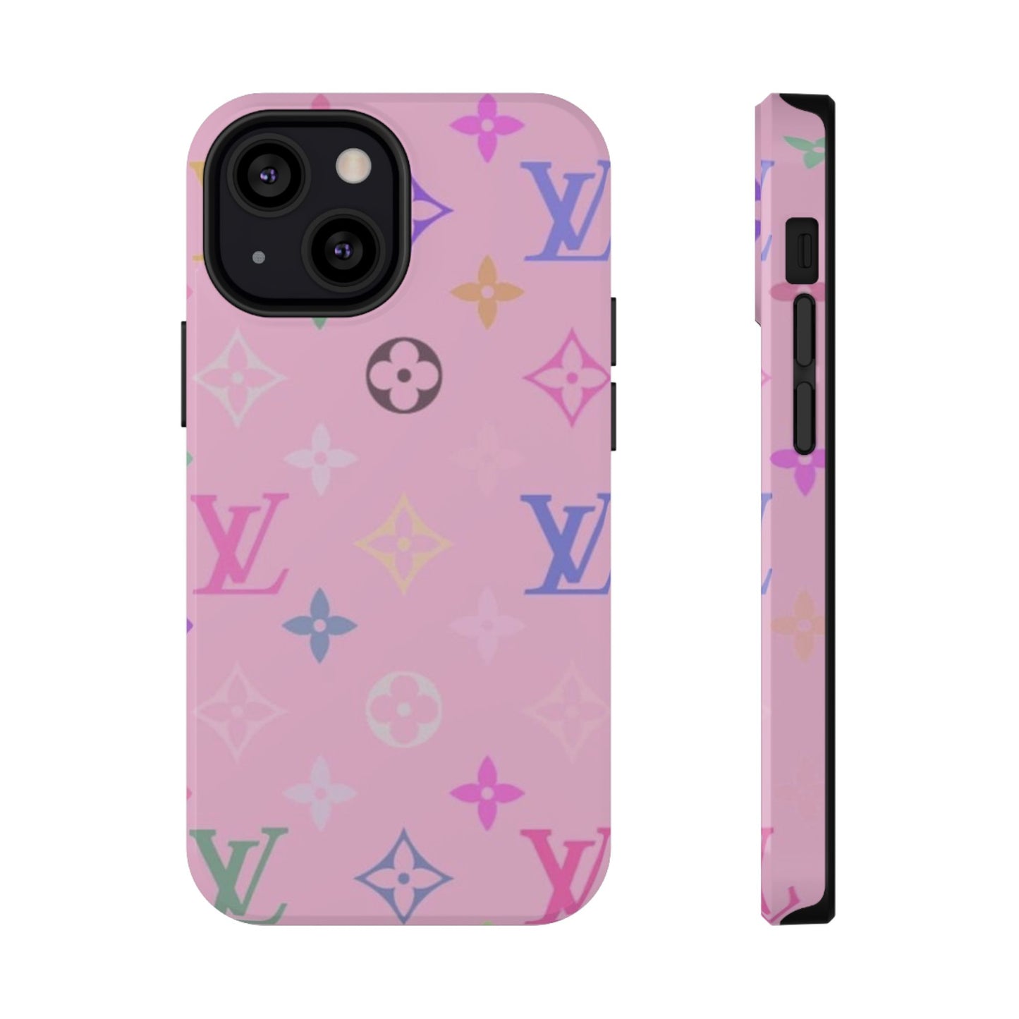 Pink Monogram - Impact-Resistant Case