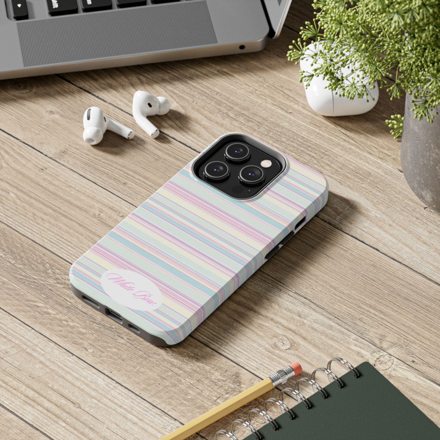 Signature White Bow Case