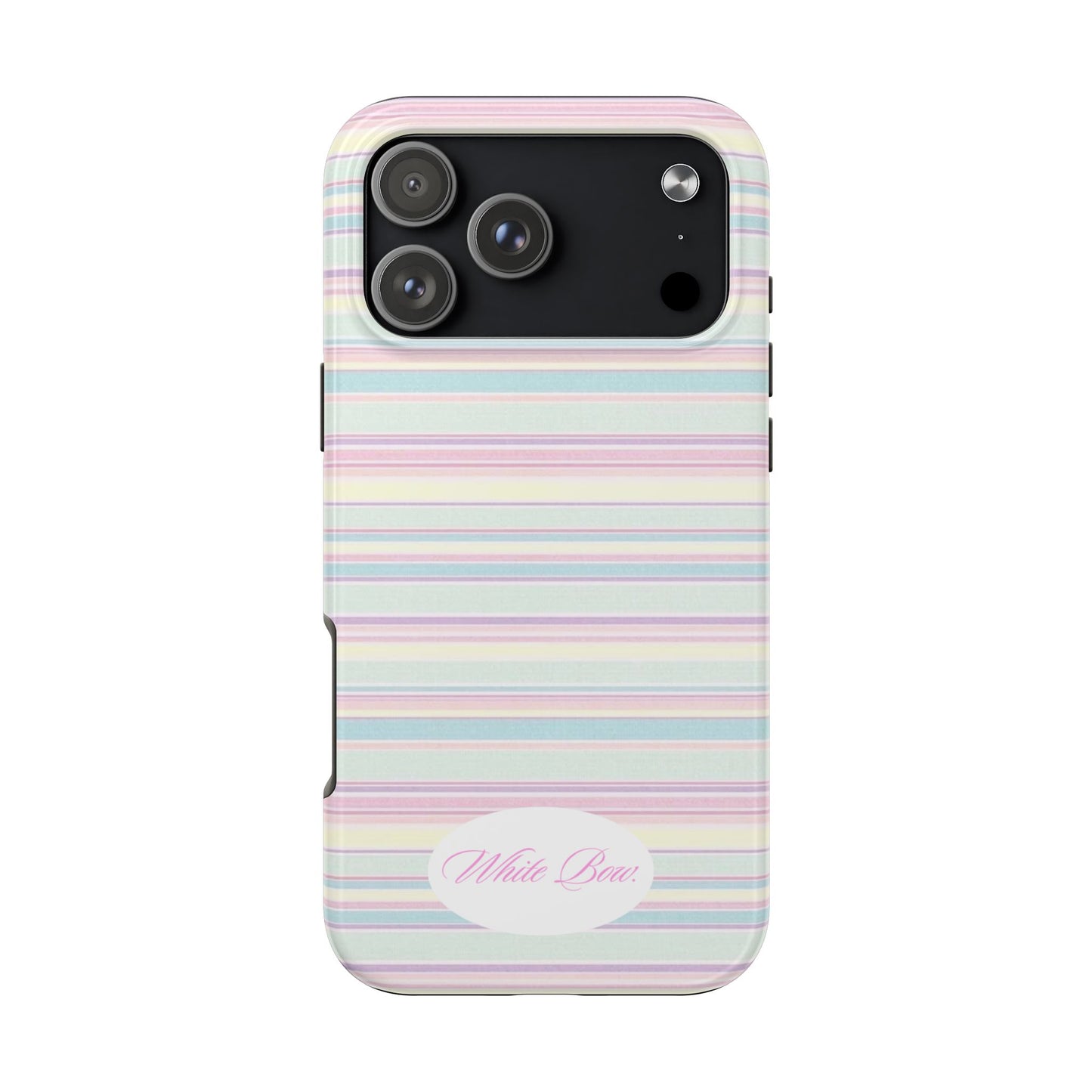 Signature White Bow Case