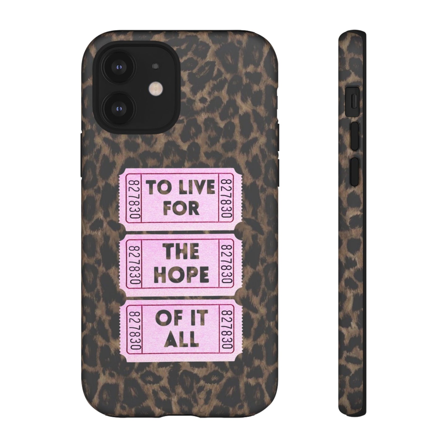 TO LIVE FOR THE HOPE OF IT ALL