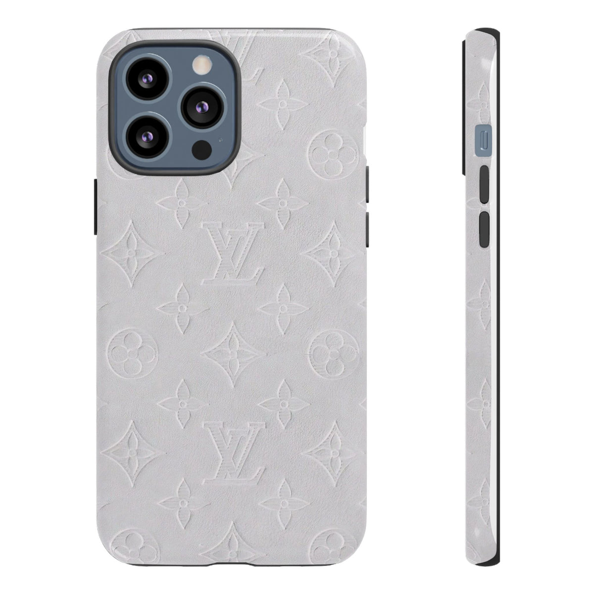 White Monogram Case