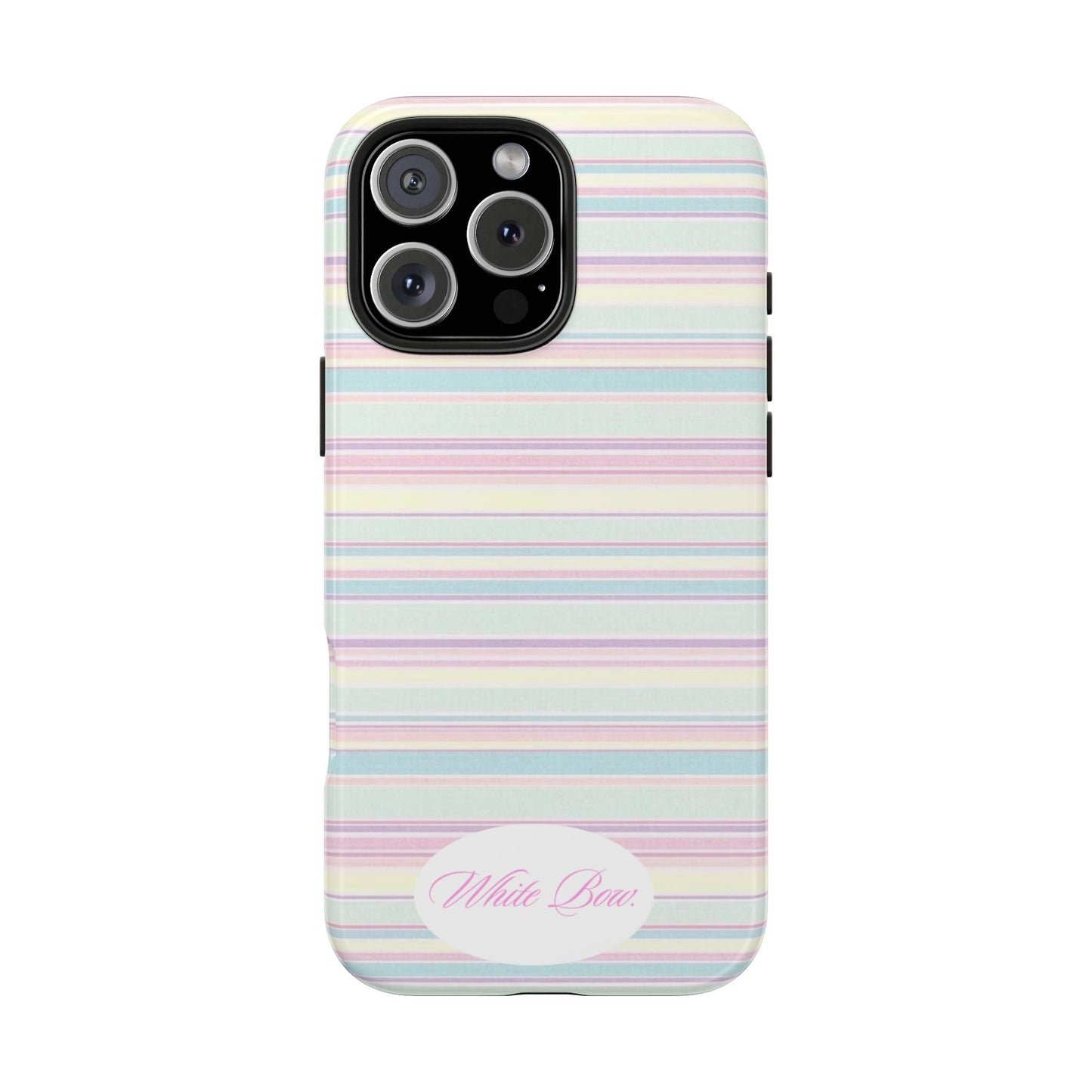 Signature White Bow Case