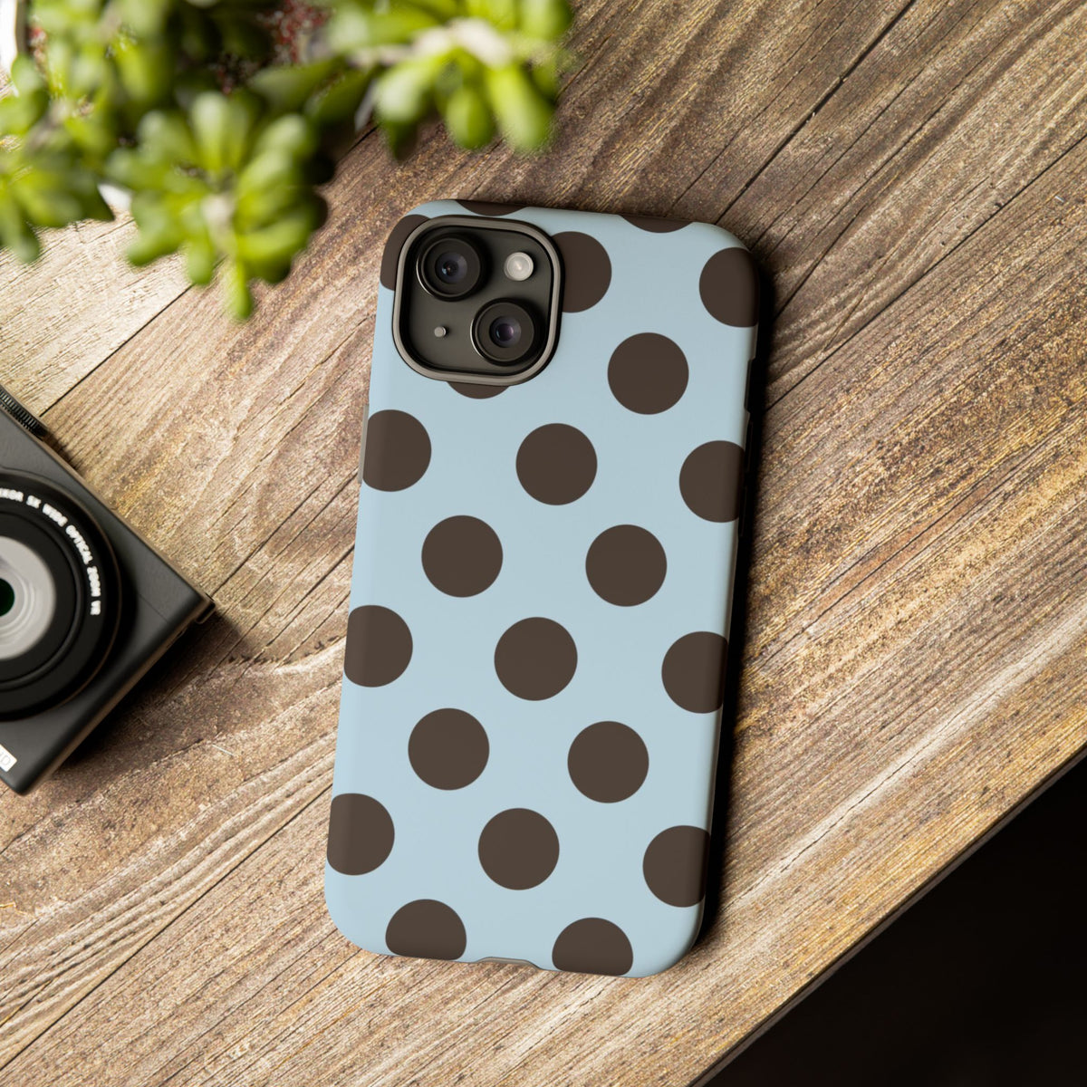 Brown Polka Dot Case