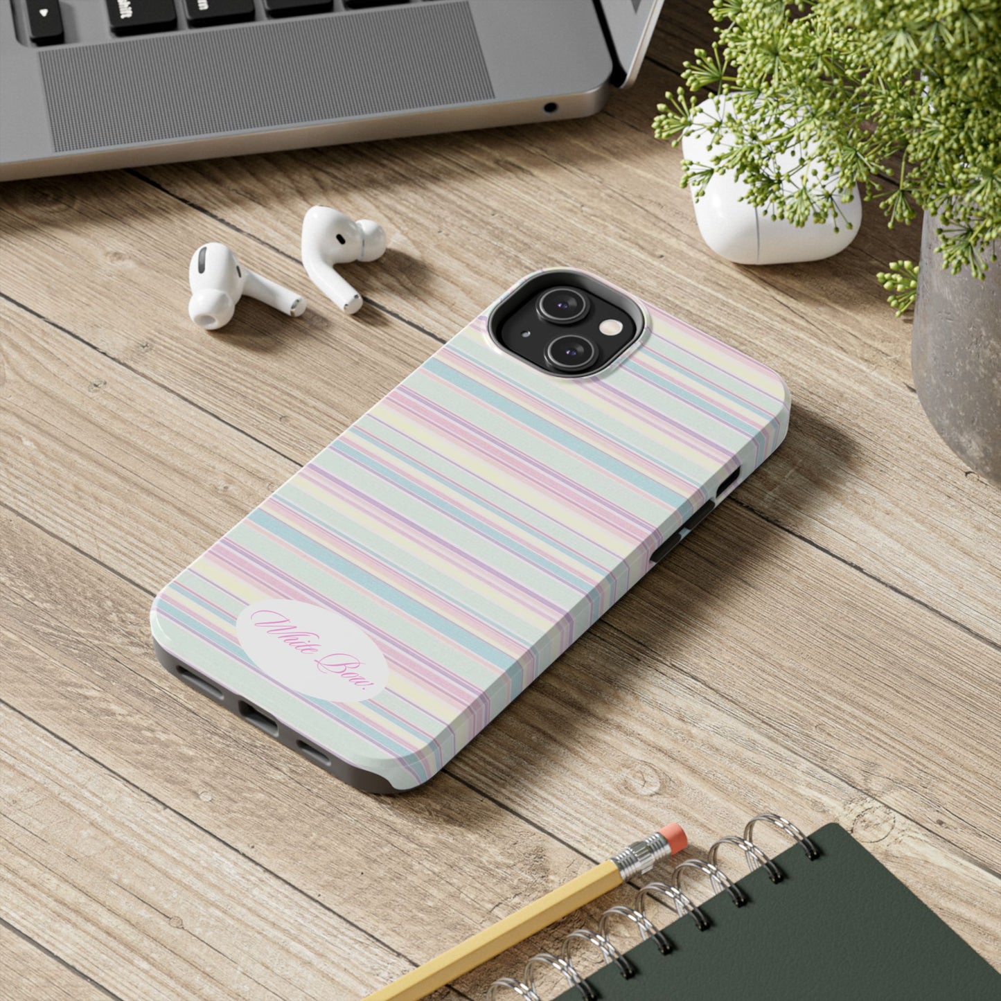 Signature White Bow Case