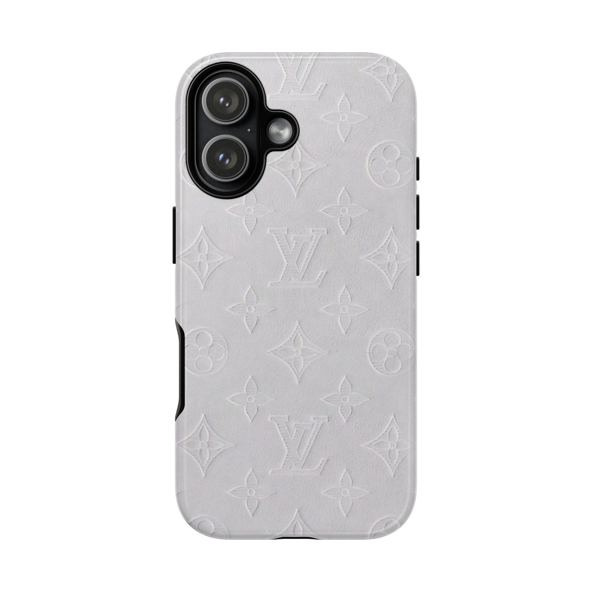 White Monogram Case