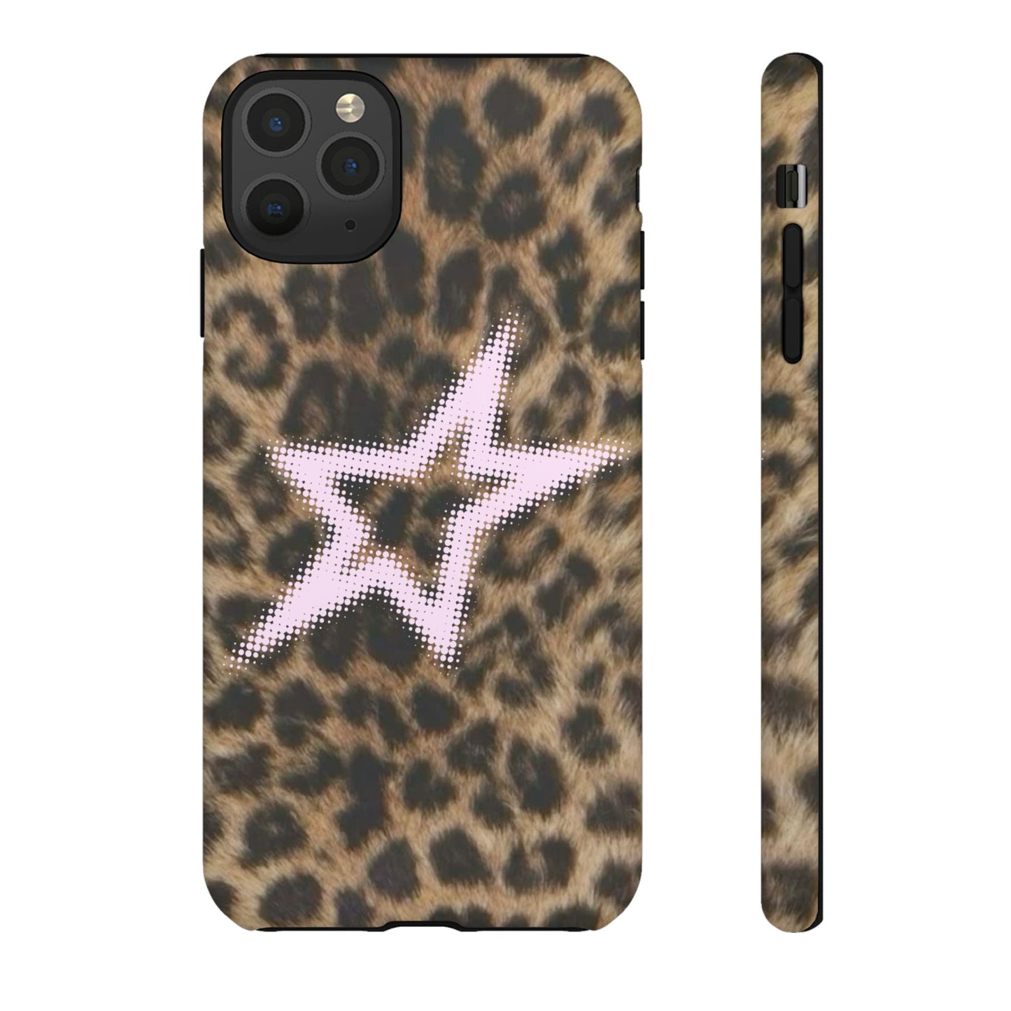 Pink Star Cheetah Case