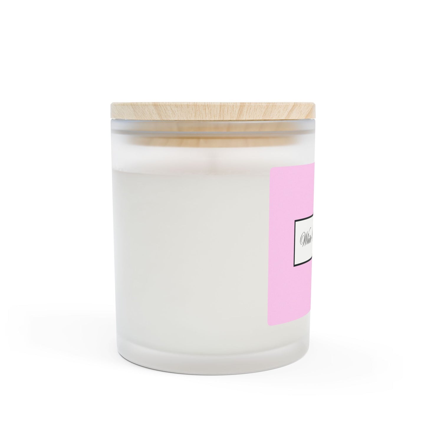 Frosted Glass Candle, 11oz - Vanilla