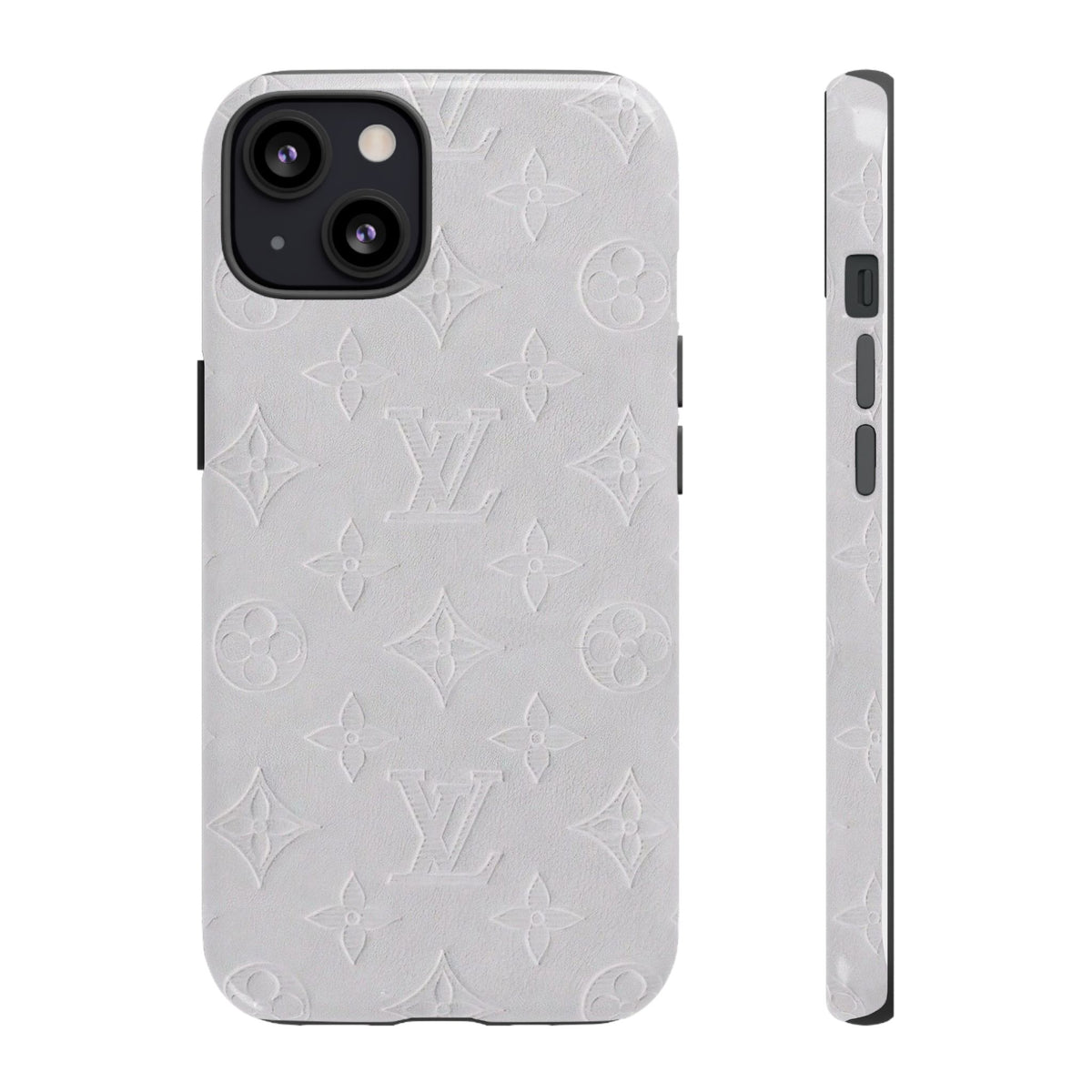 White Monogram Case
