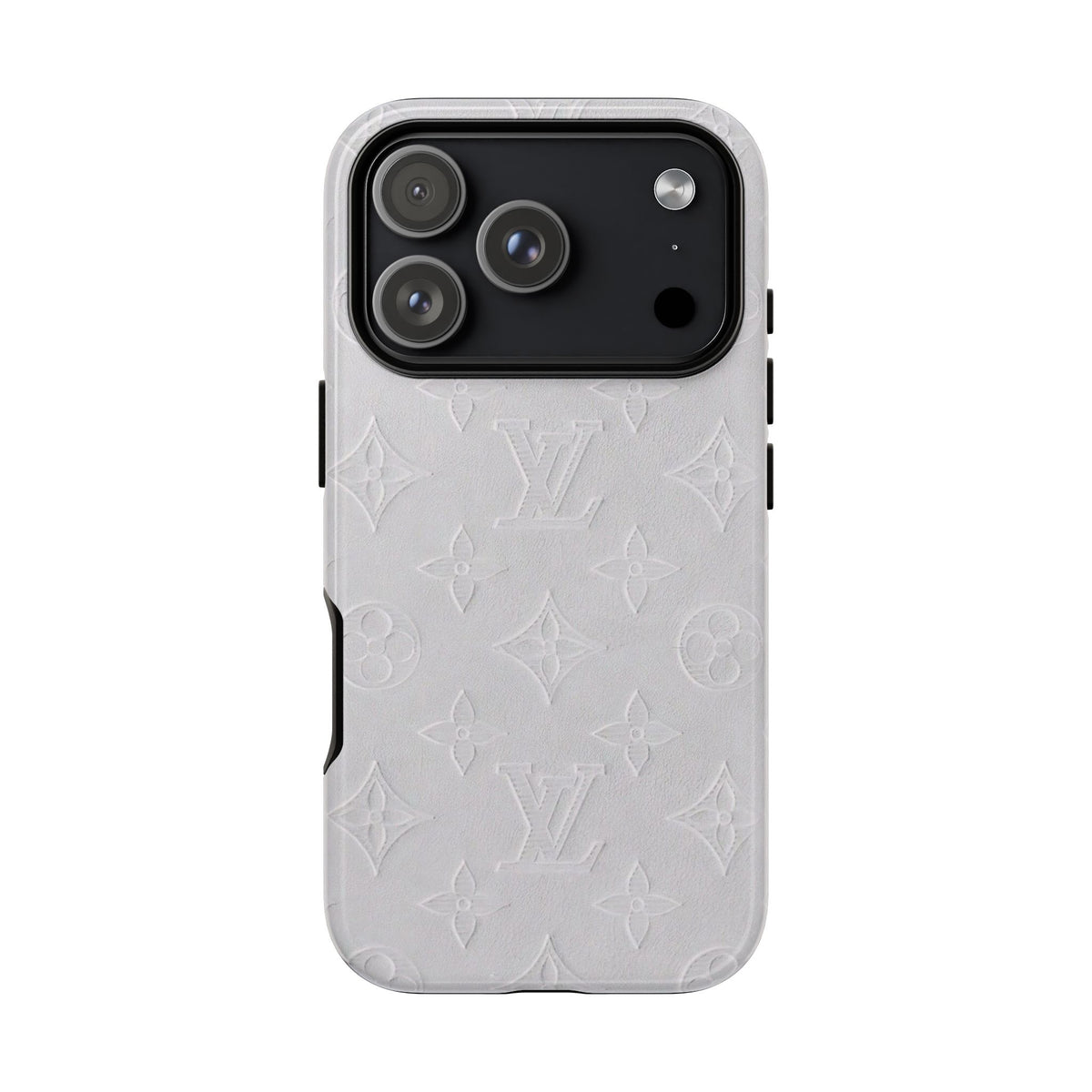 White Monogram Case
