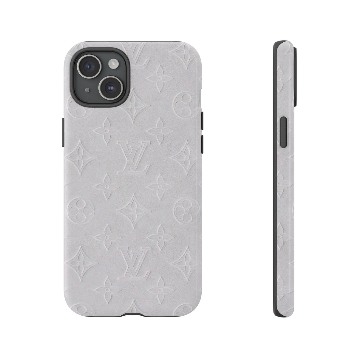 White Monogram Case