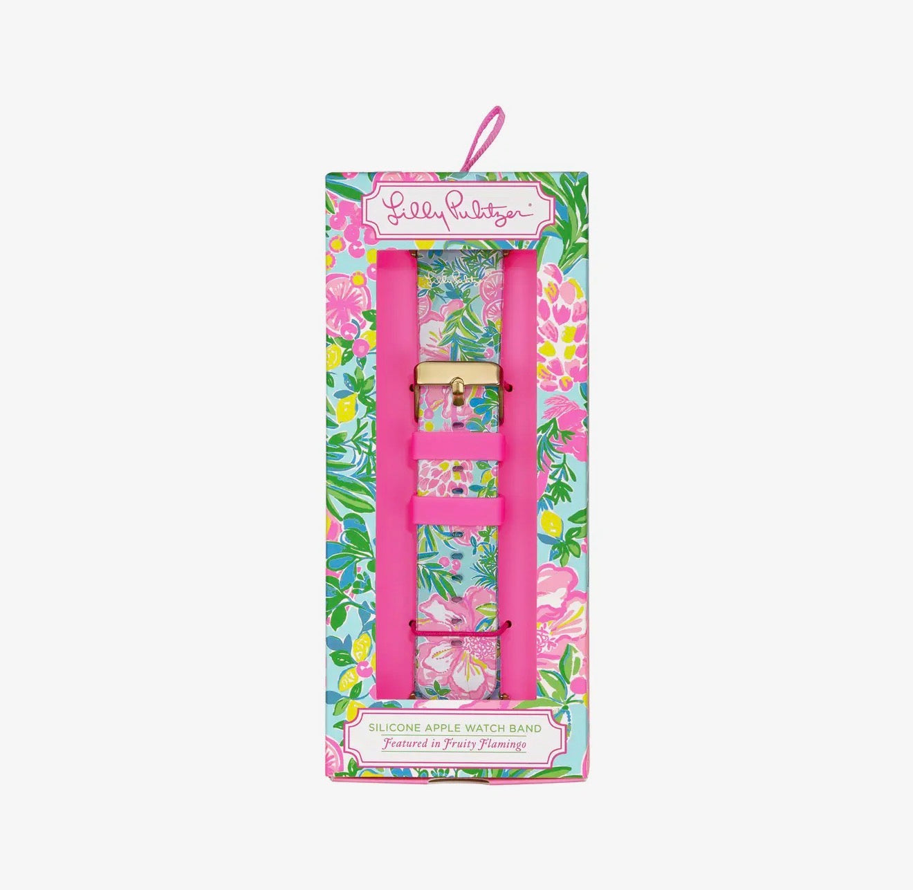 Lilly Pulitzer Silicon Apple Watch Fruity Flamingo