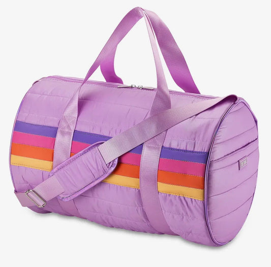PURPLE NATION DUFFLE BAG