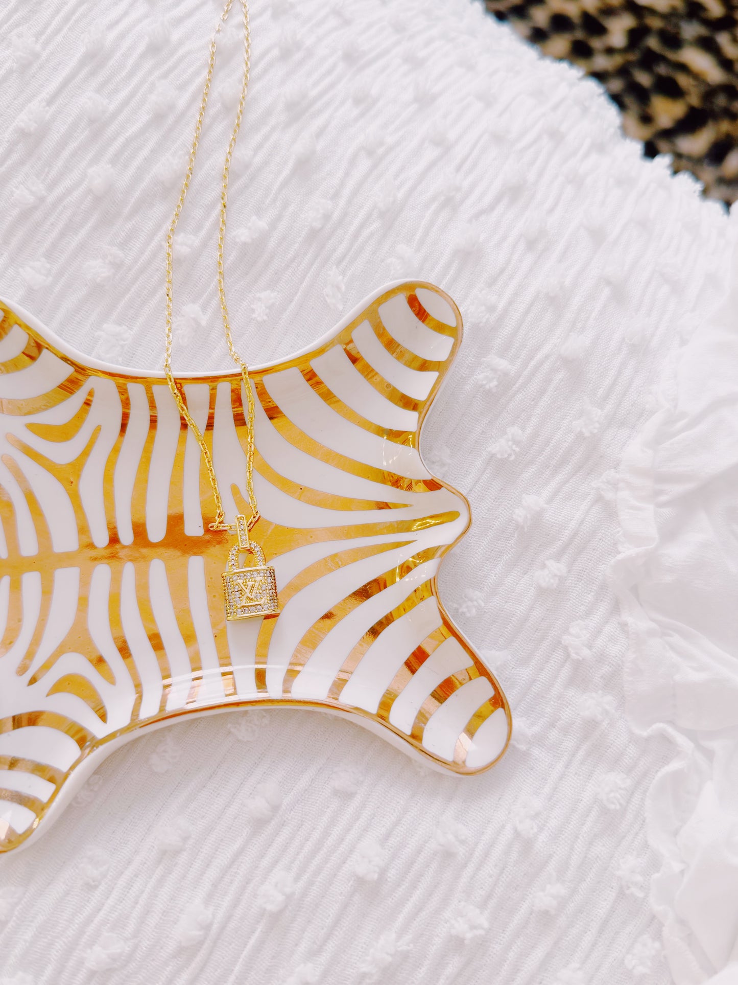 Lilly Charm Necklace