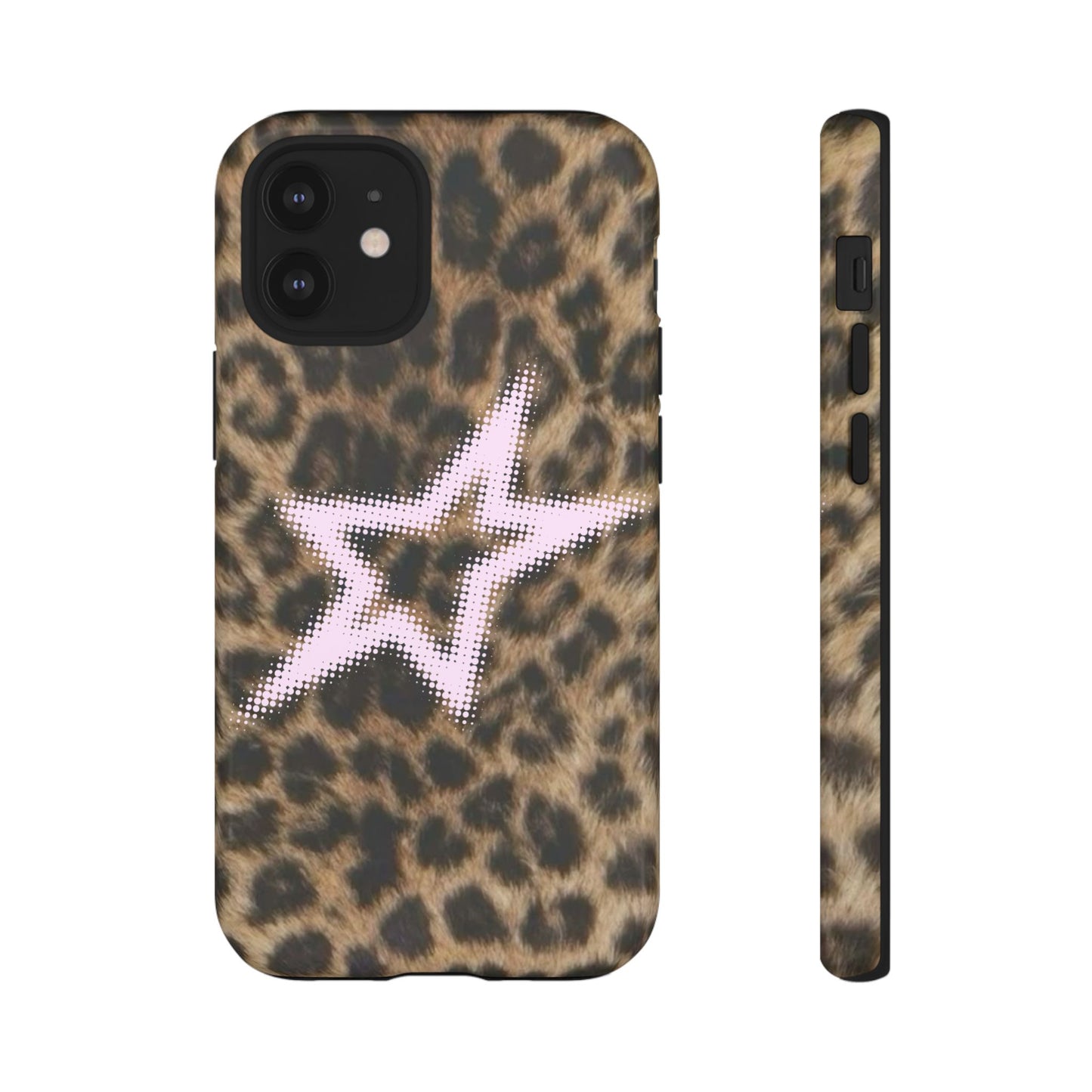 Pink Star Cheetah Case