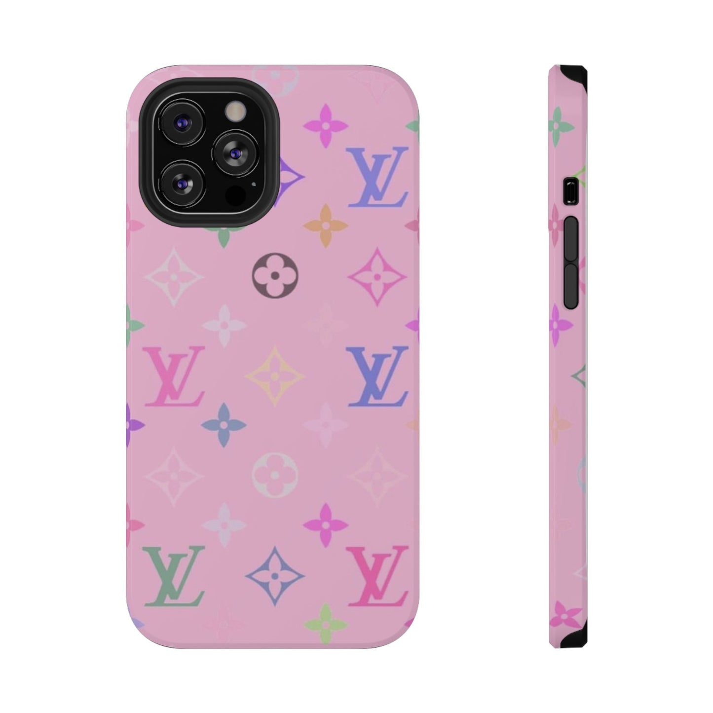 Pink Monogram - Impact-Resistant Case