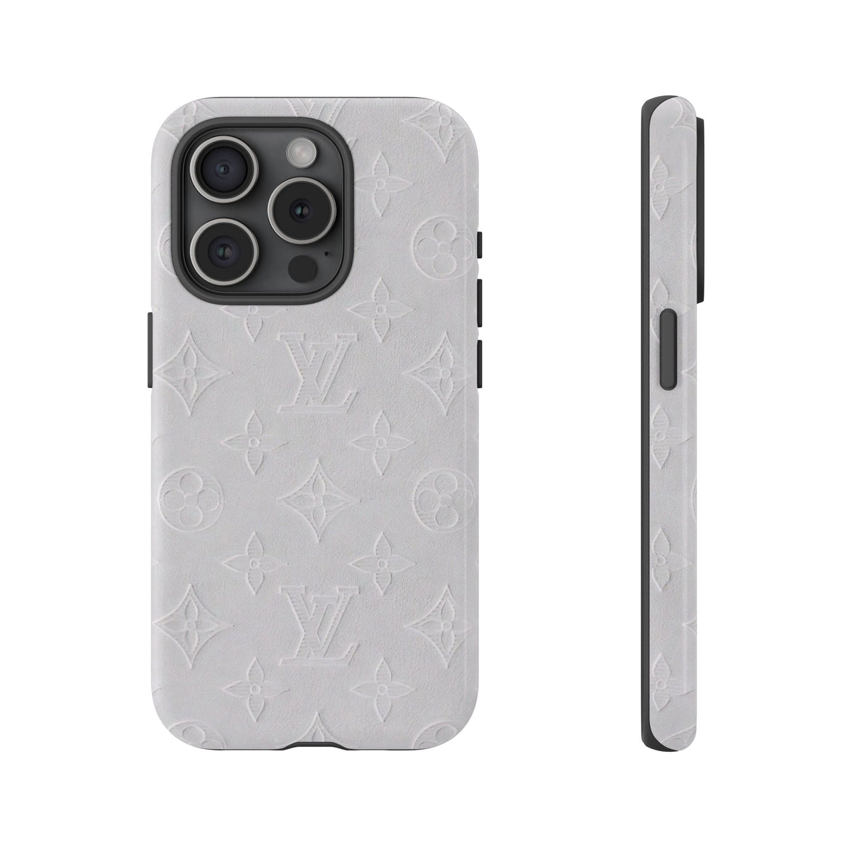 White Monogram Case