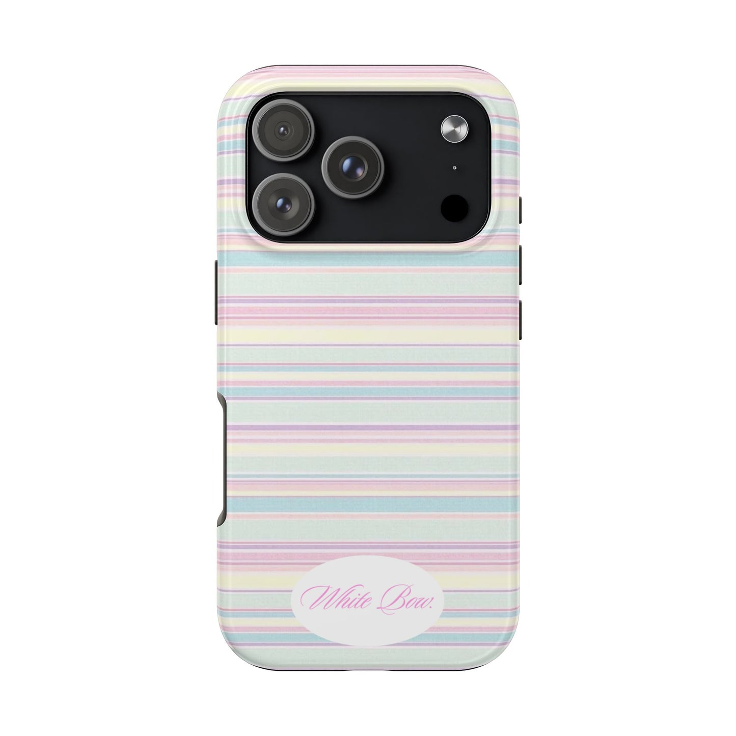 Signature White Bow Case