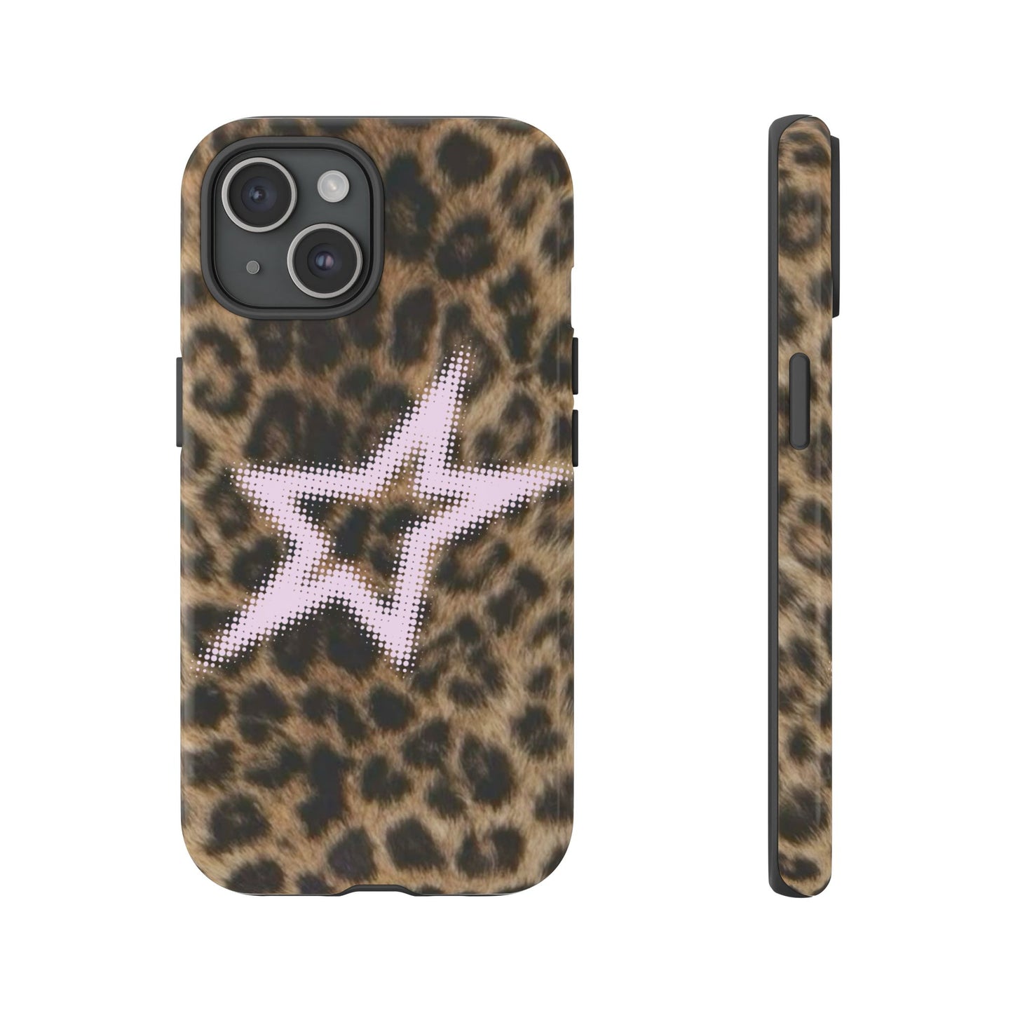 Pink Star Cheetah Case