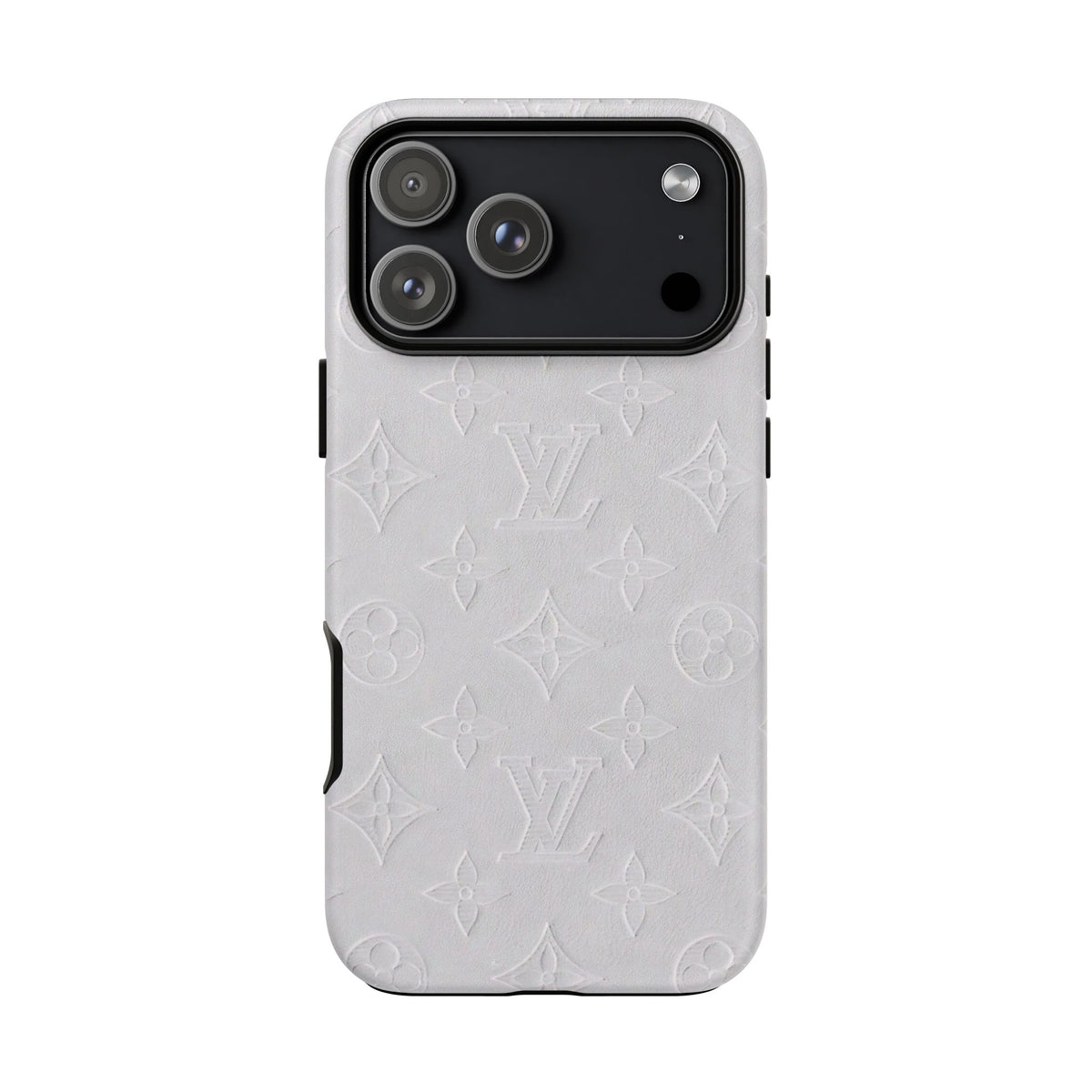 White Monogram Case