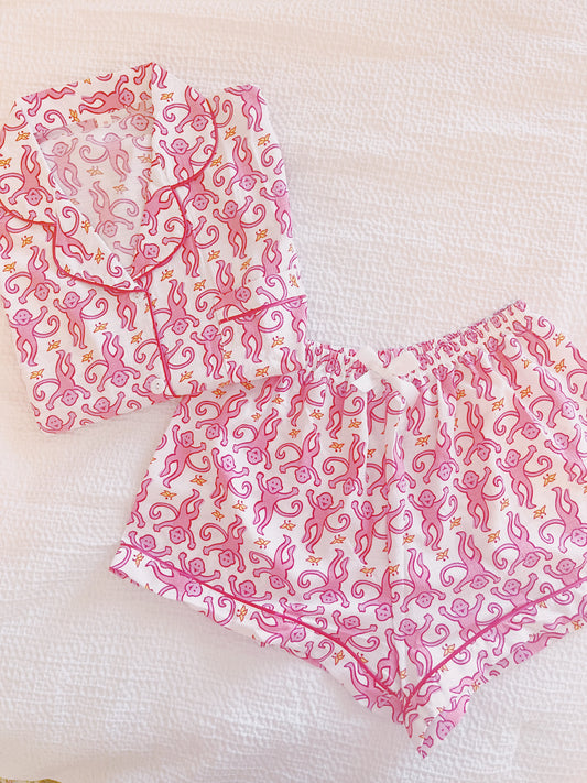Dancing Monkey PJ Set