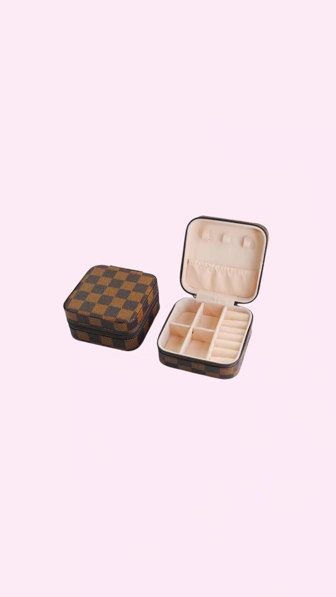Brown - Mini Jewelry Box