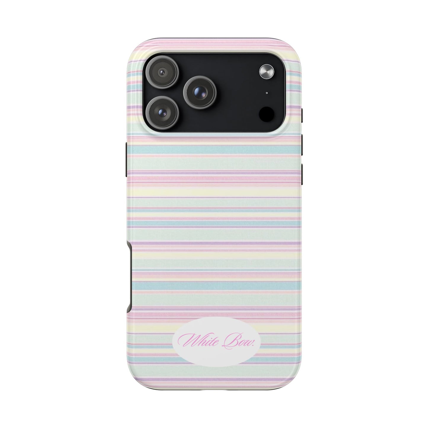 Signature White Bow Case
