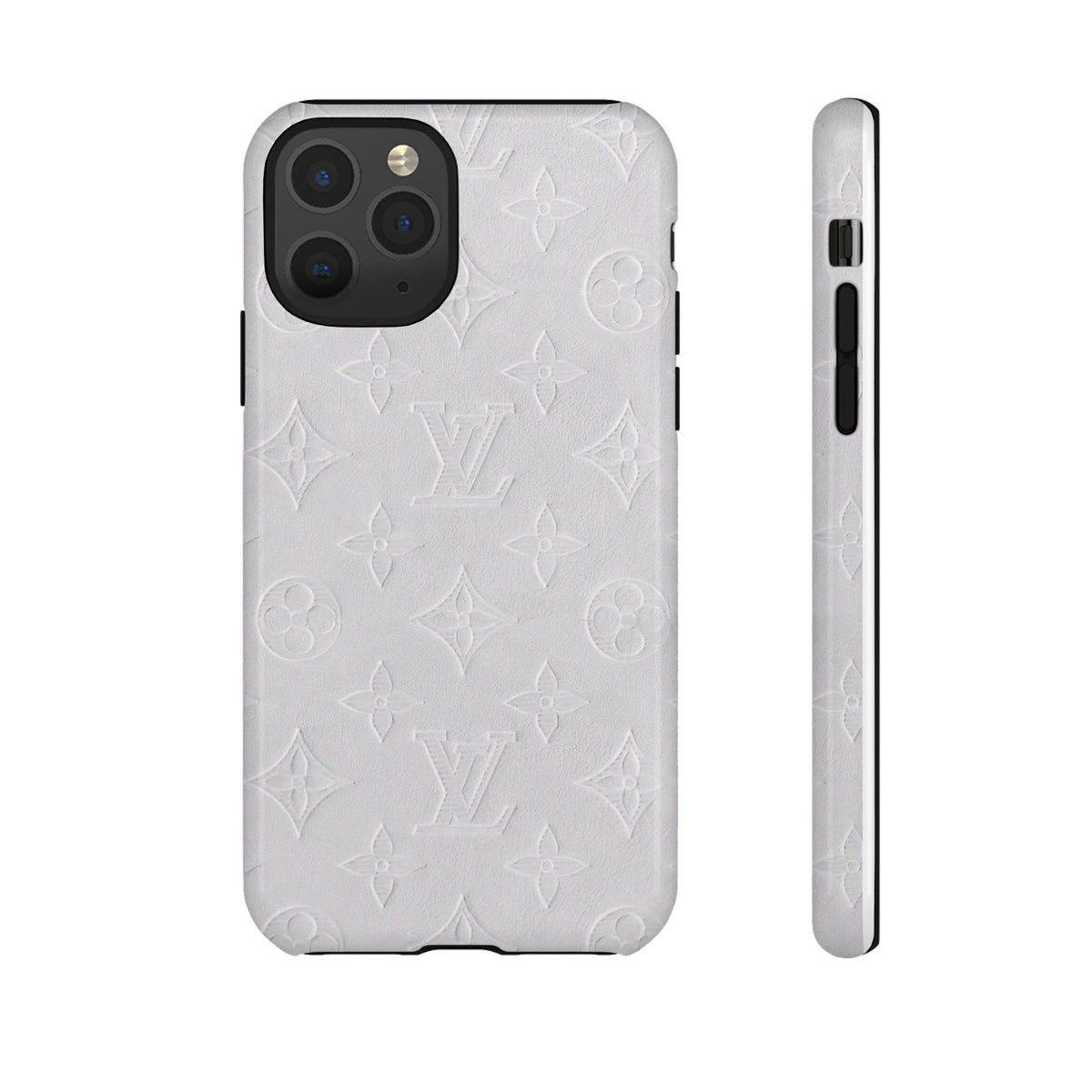 White Monogram Case