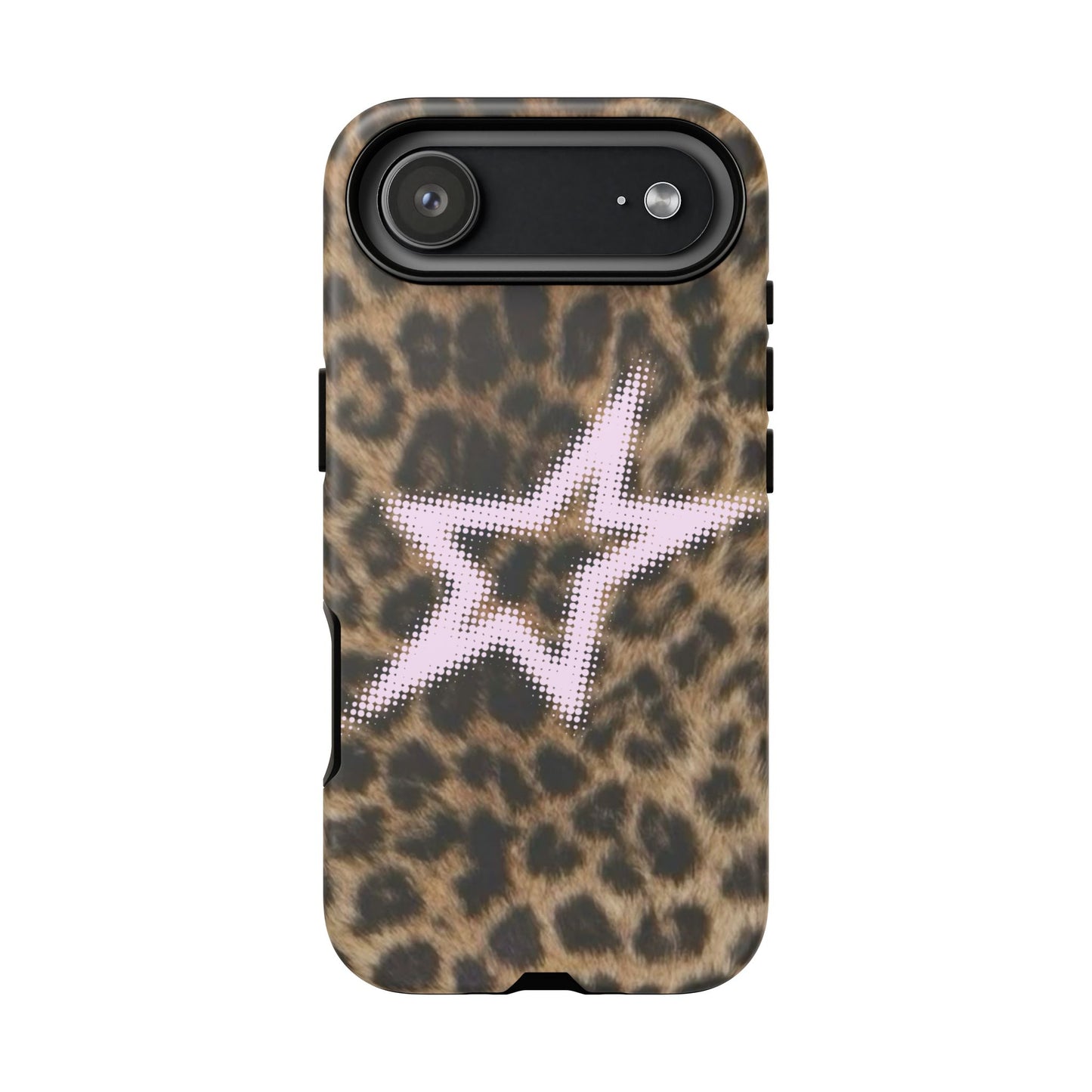 Pink Star Cheetah Case