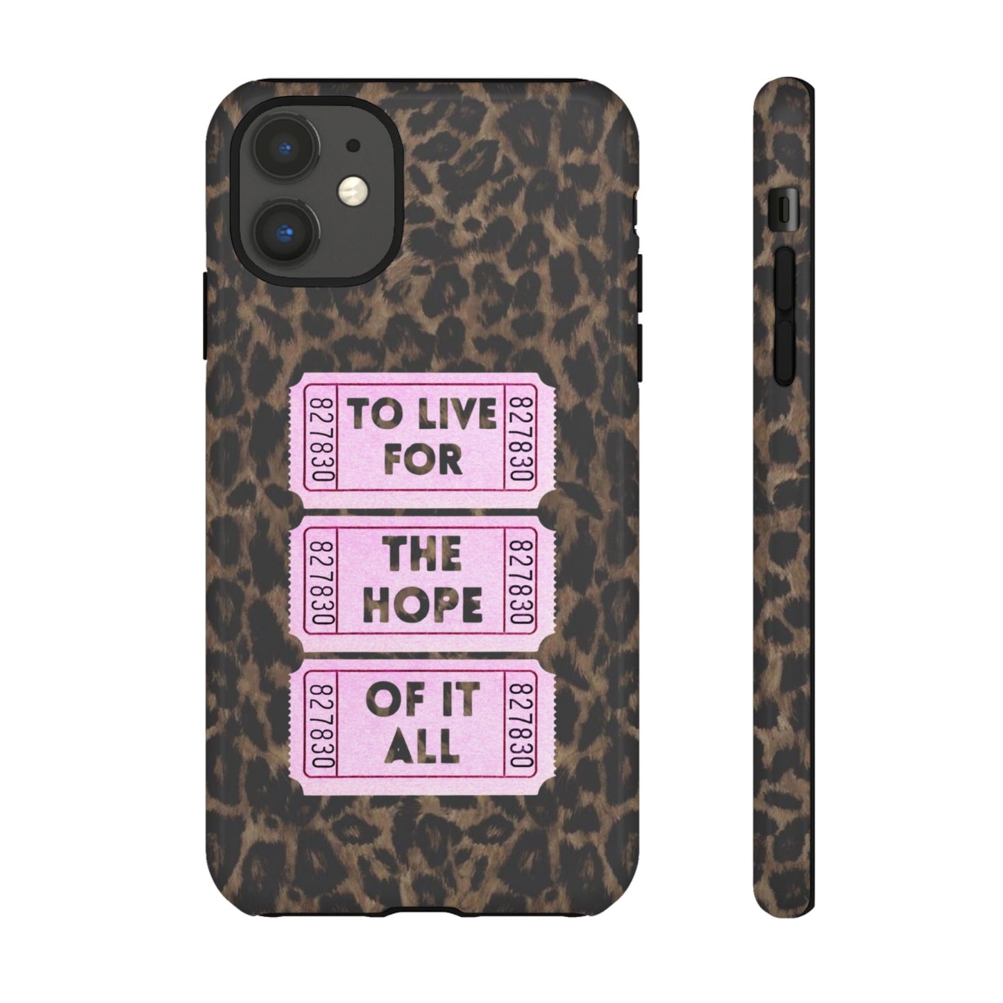 TO LIVE FOR THE HOPE OF IT ALL