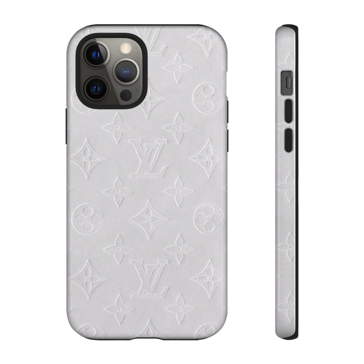 White Monogram Case