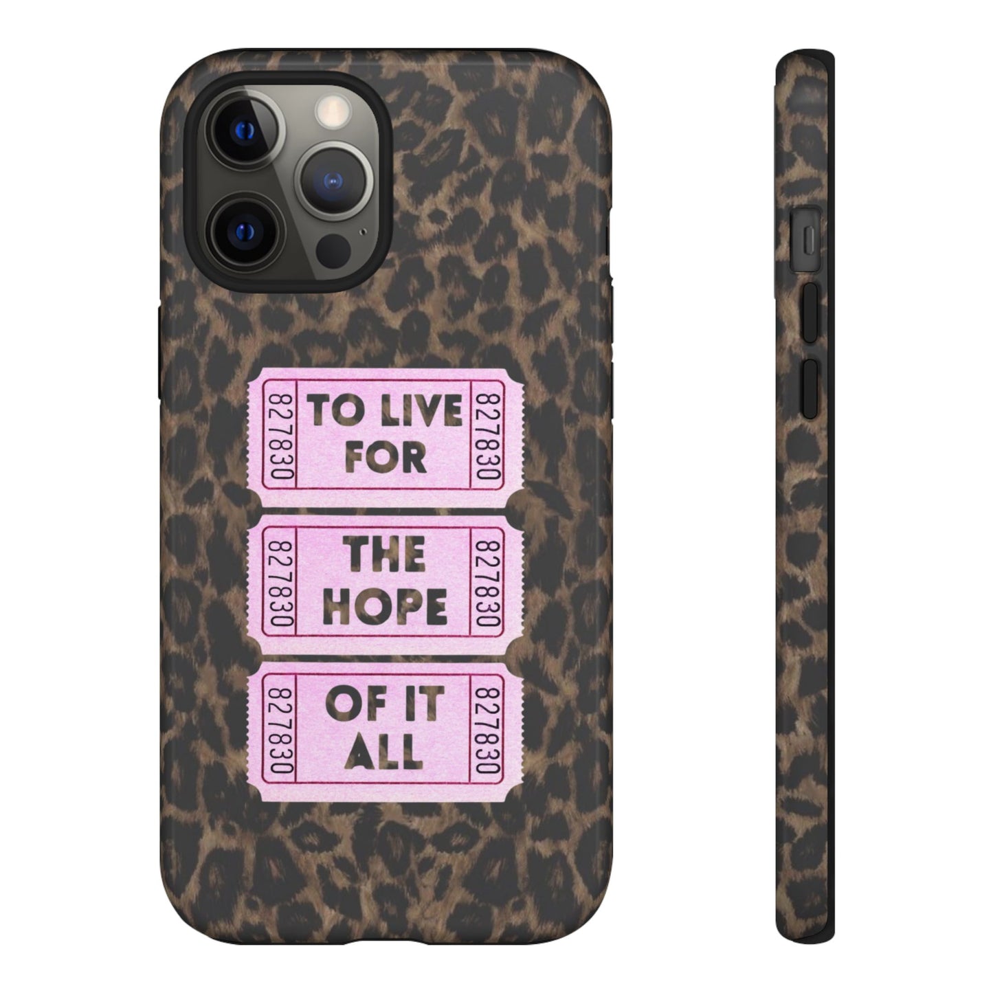 TO LIVE FOR THE HOPE OF IT ALL