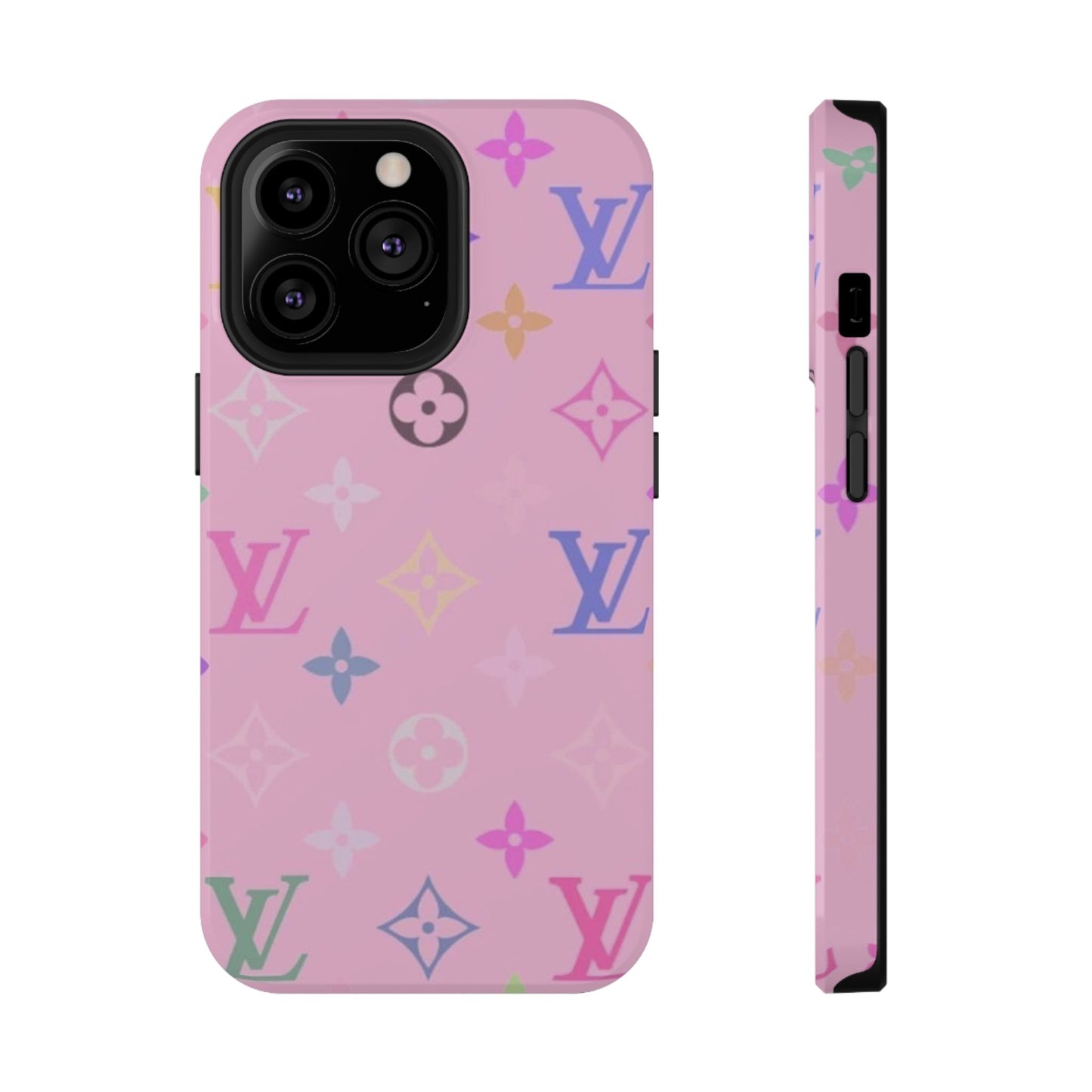 Pink Monogram - Impact-Resistant Case