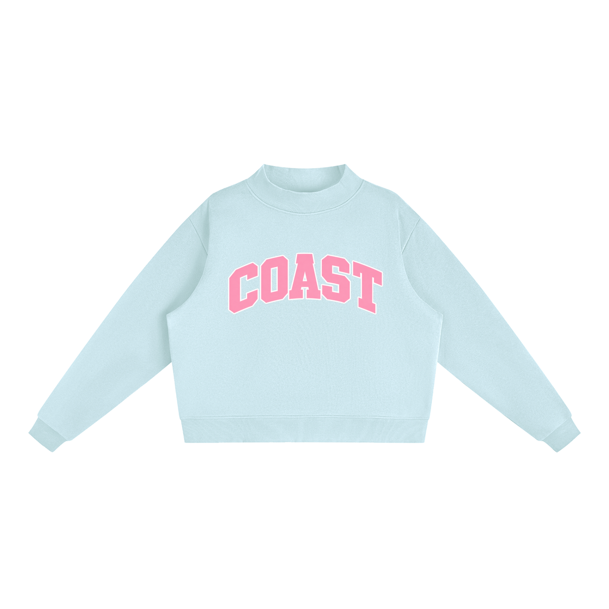 COAST KINIS Fleece Mock-Neck Sweatshirt