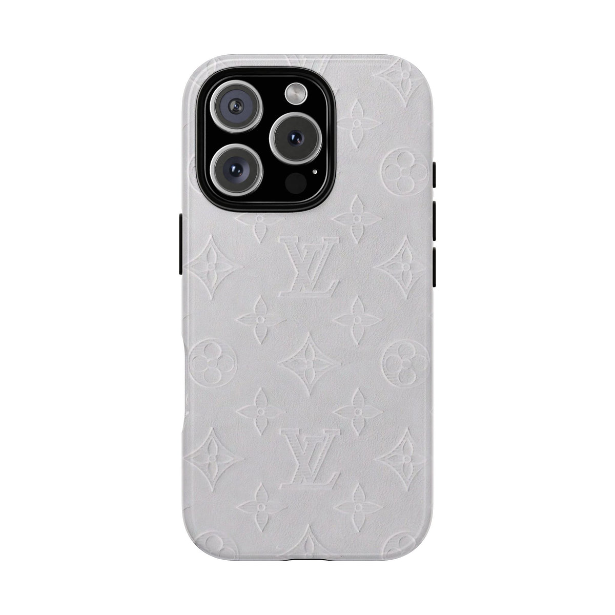 White Monogram Case