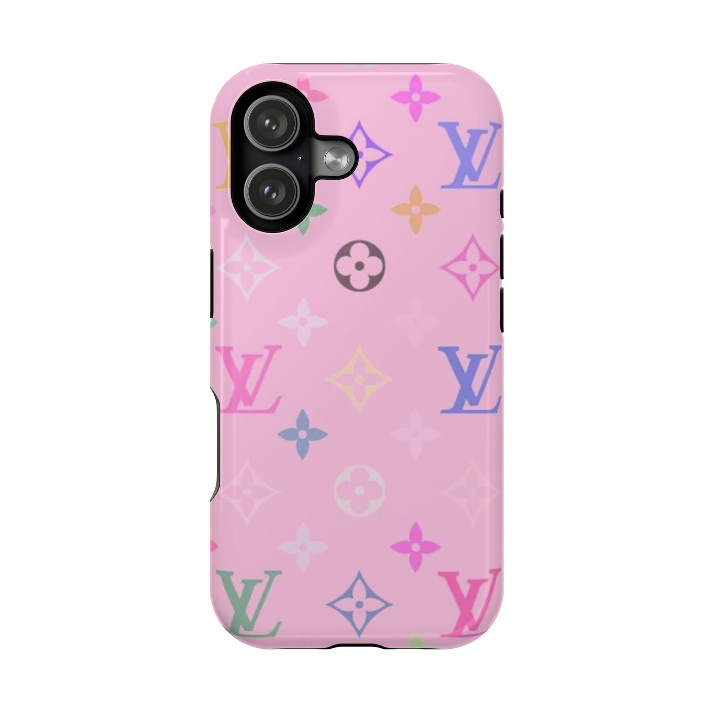 Pink Monogram - Impact-Resistant Case