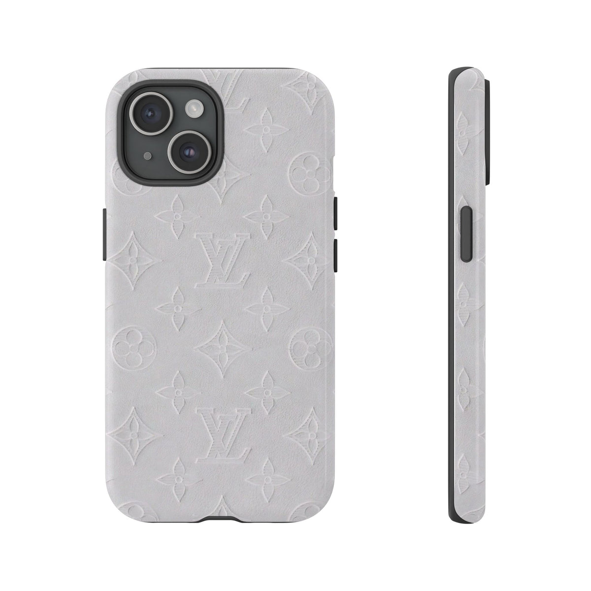 White Monogram Case