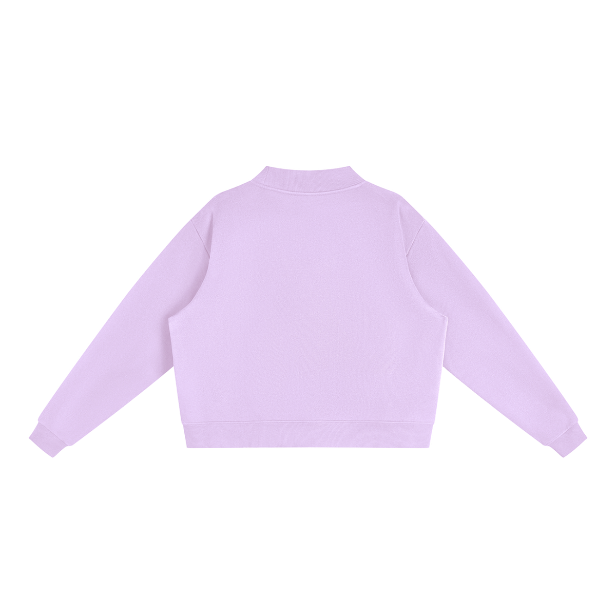 PINK SPRINKLE BLONDIE Fleece Mock-Neck Sweatshirt