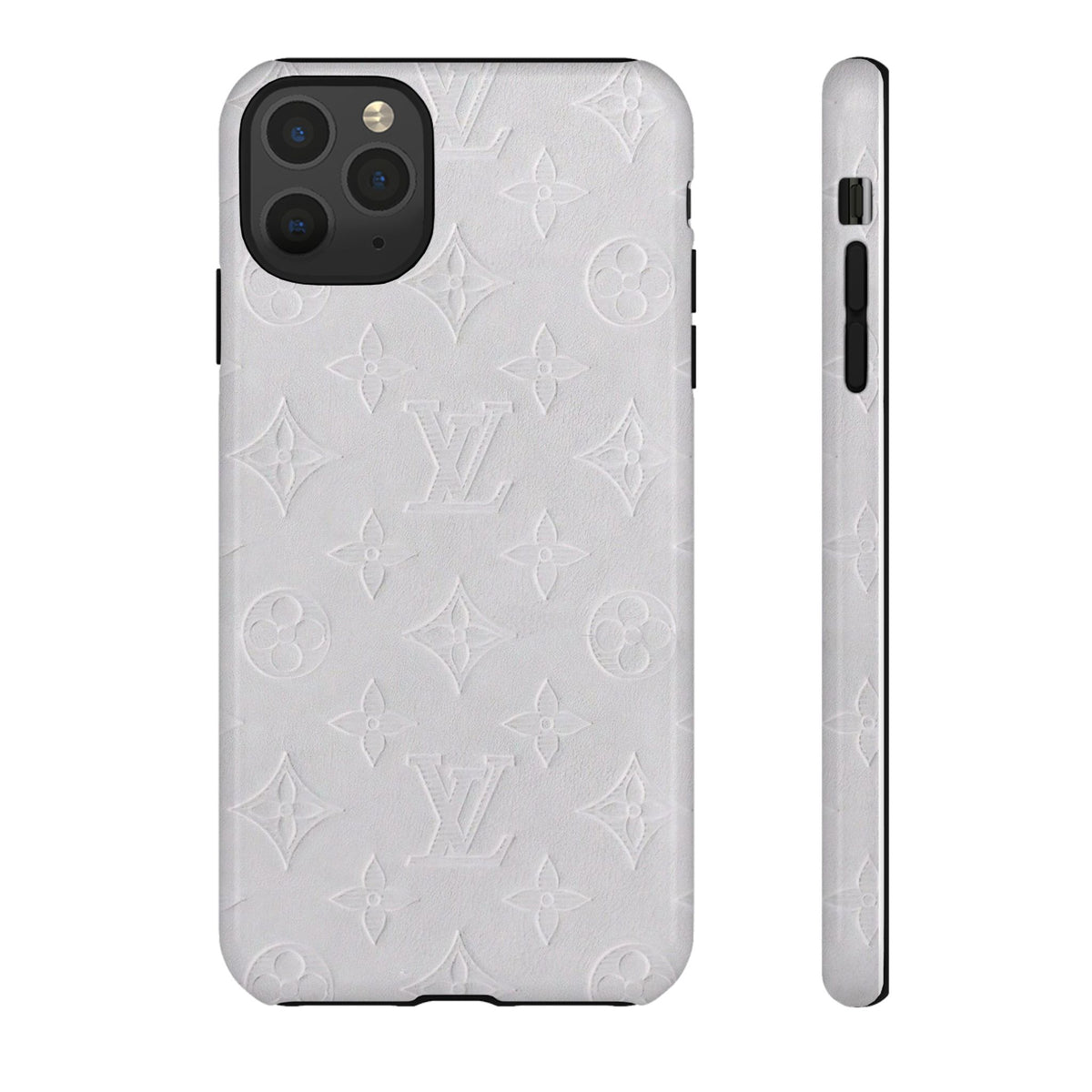 White Monogram Case