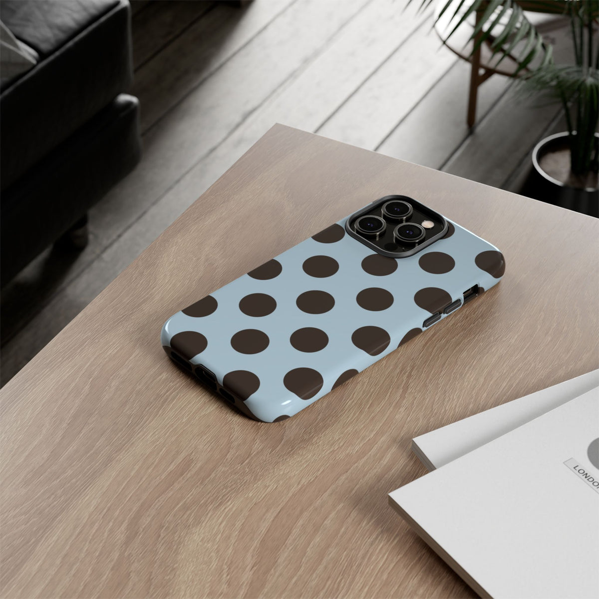 Brown Polka Dot Case