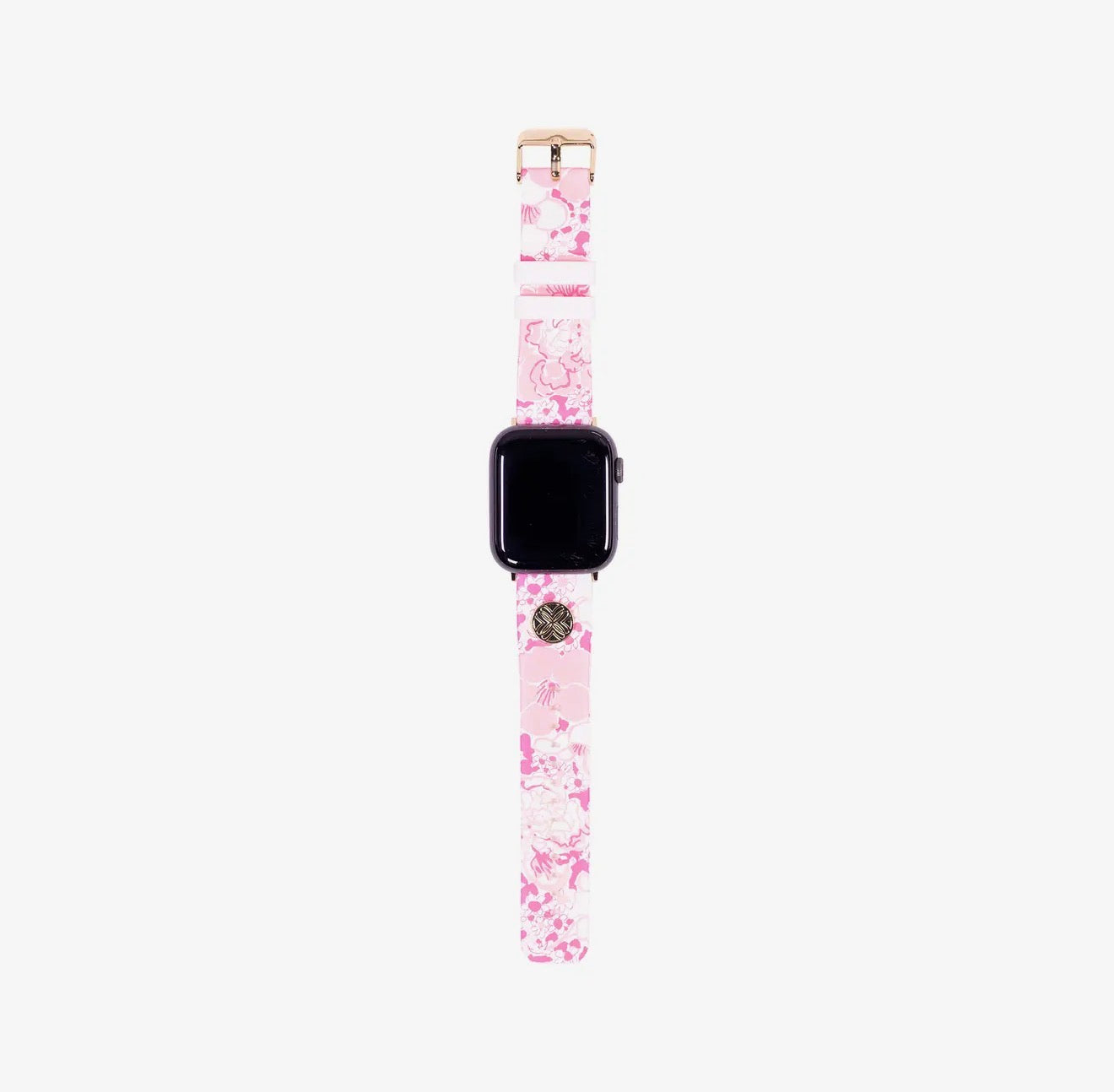 Lilly Pulitzer Silicone Apple Watch Band - Couch Shell Pink
