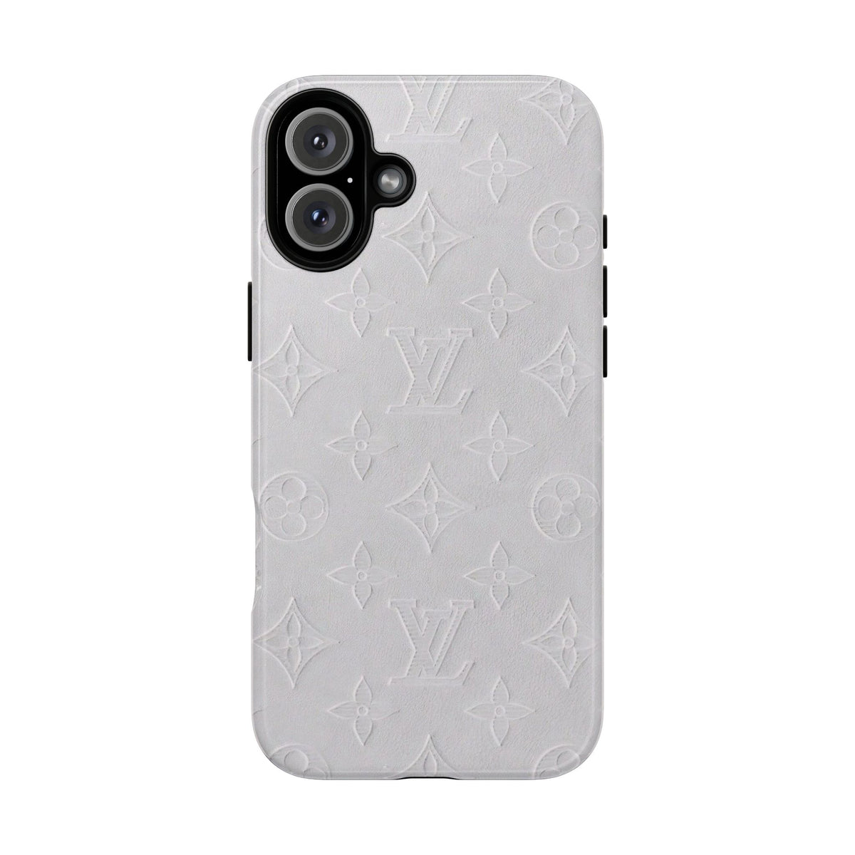 White Monogram Case