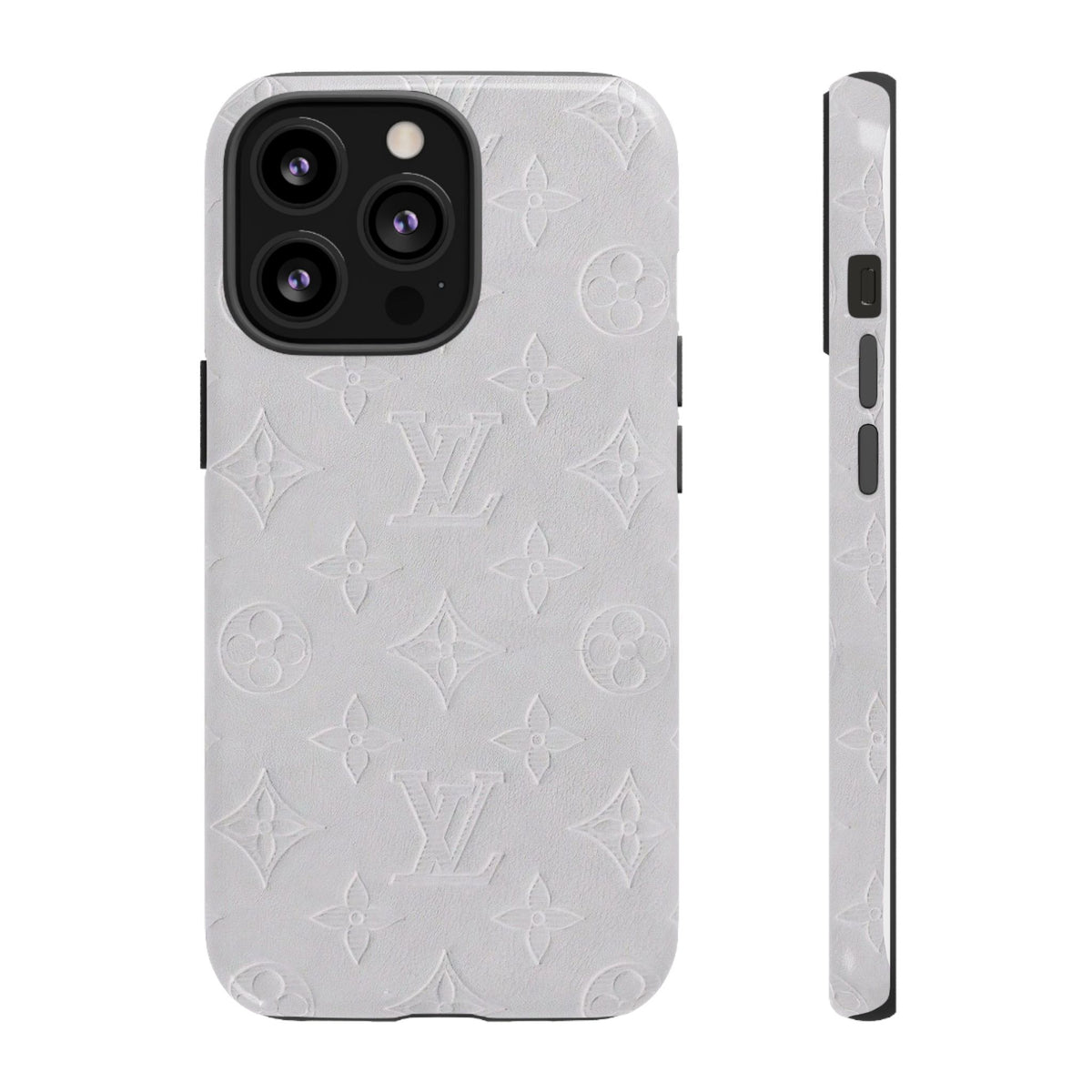 White Monogram Case