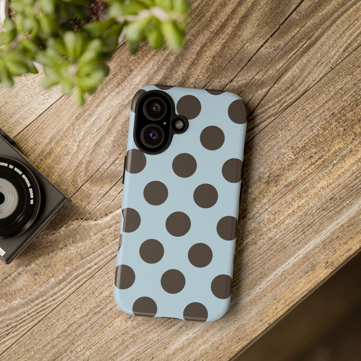 Brown Polka Dot Case