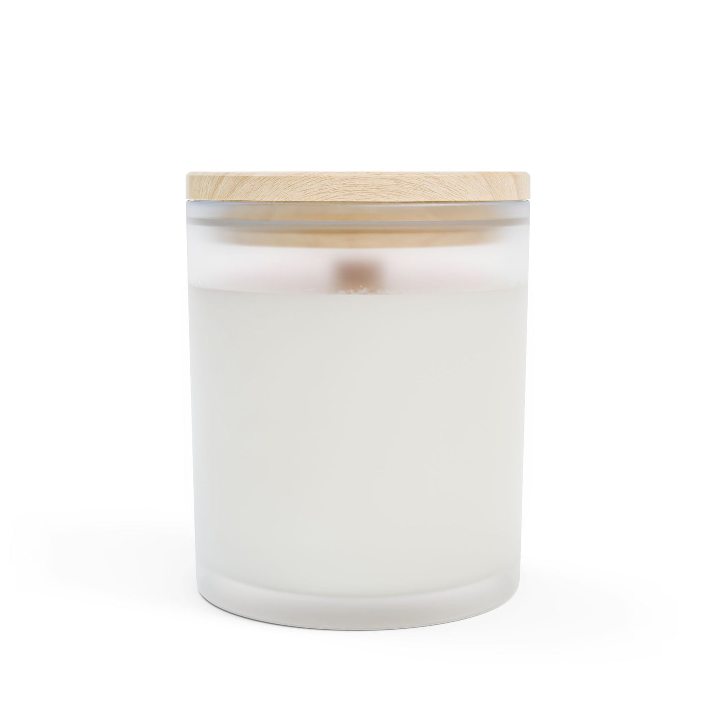 Frosted Glass Candle, 11oz - Vanilla