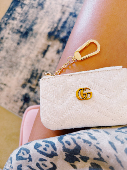 Gracie Coin Wallet - White