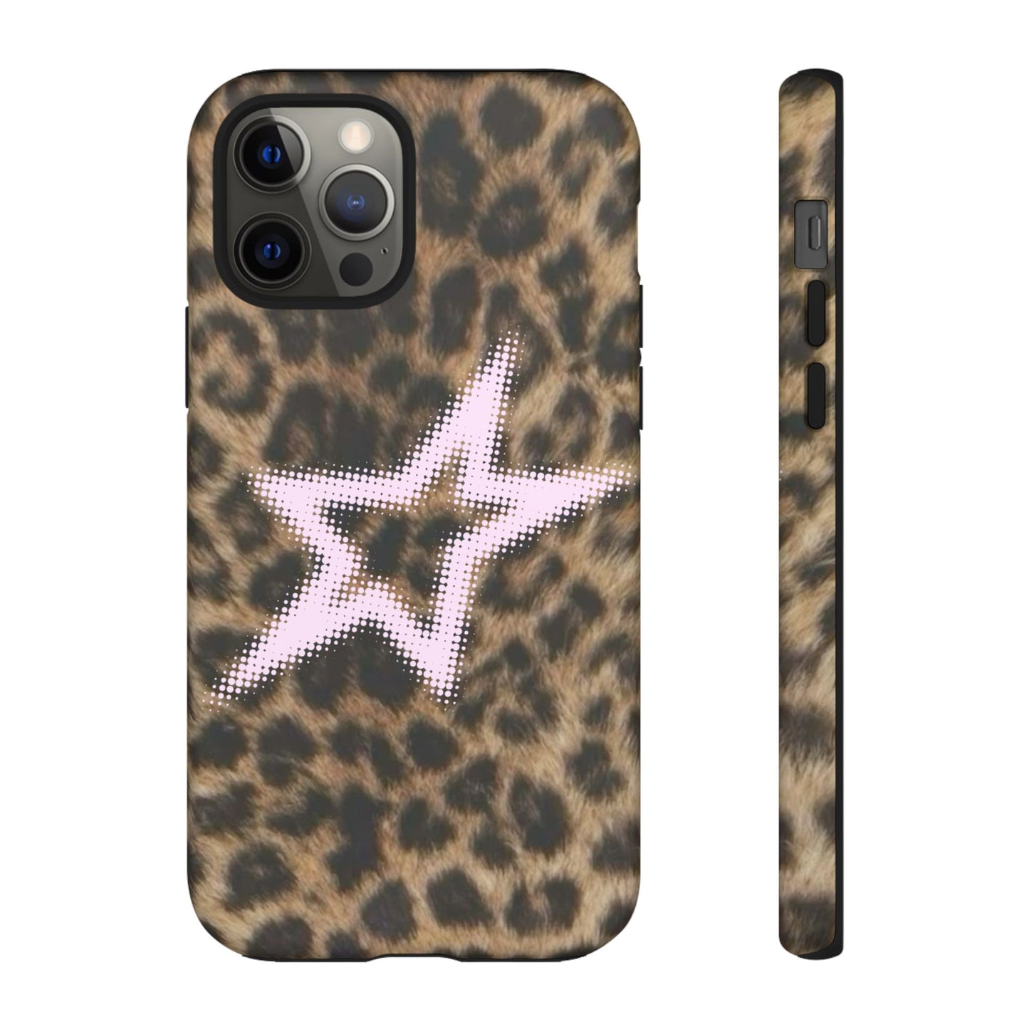 Pink Star Cheetah Case