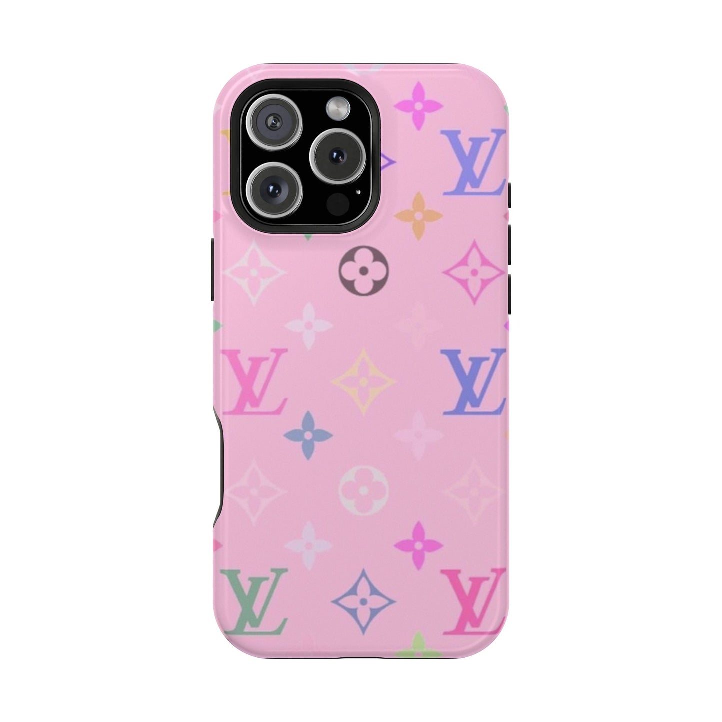 Pink Monogram - Impact-Resistant Case