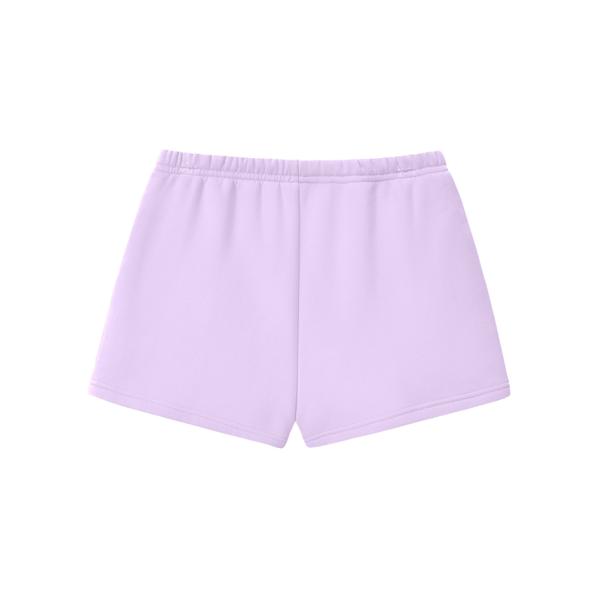 Light Purple Fleece Drawstring Sweatshorts